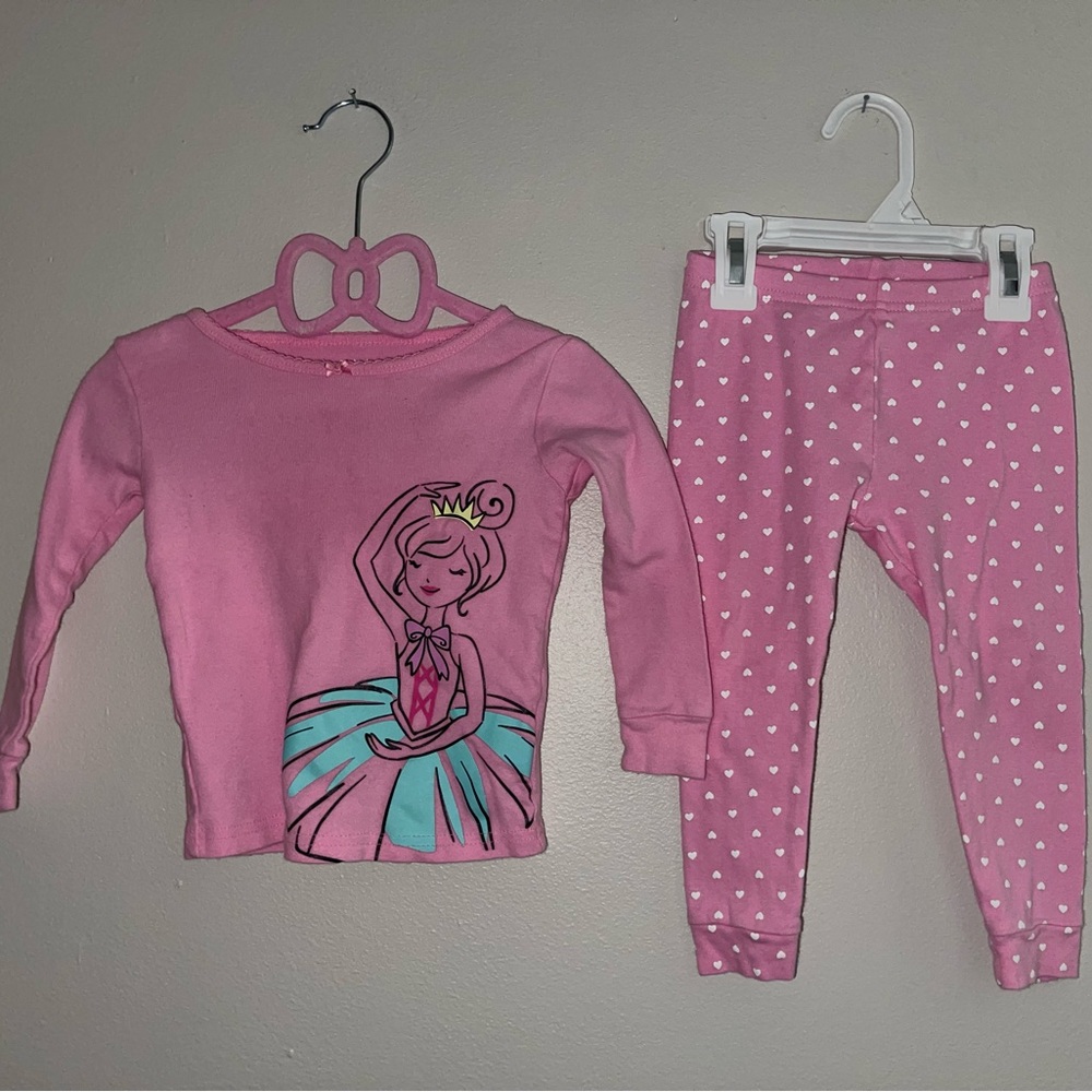 Carter’s, Baby girls, pajamas pant set, size 24M